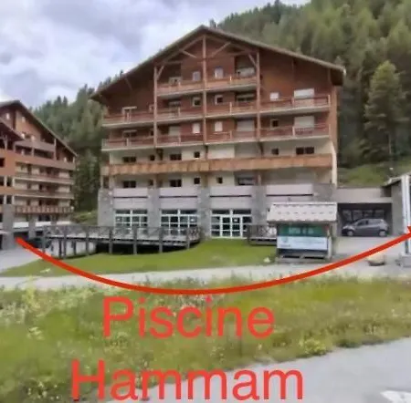 Apartmán T2, Proche Pistes, Piscine Chauffee, Hammam